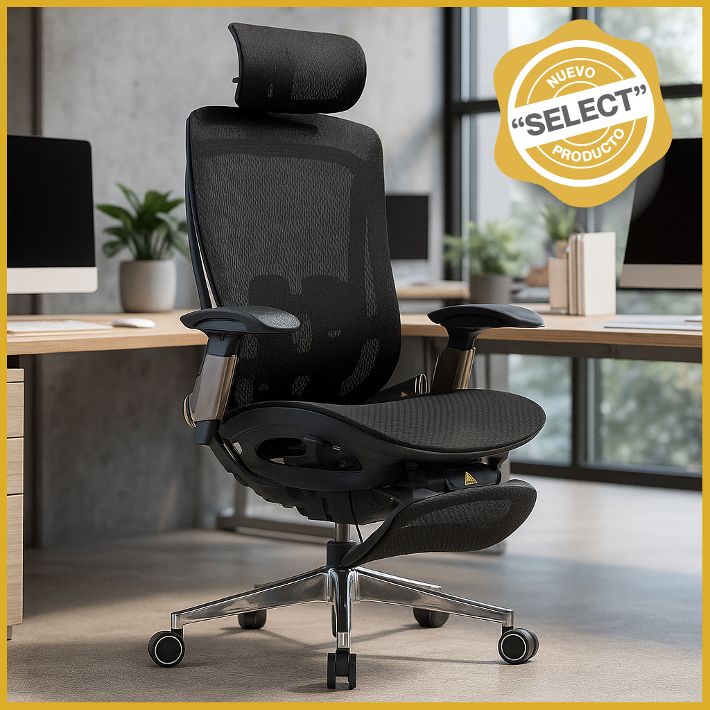 Silla Ejecutiva TH06 Mesh Negro